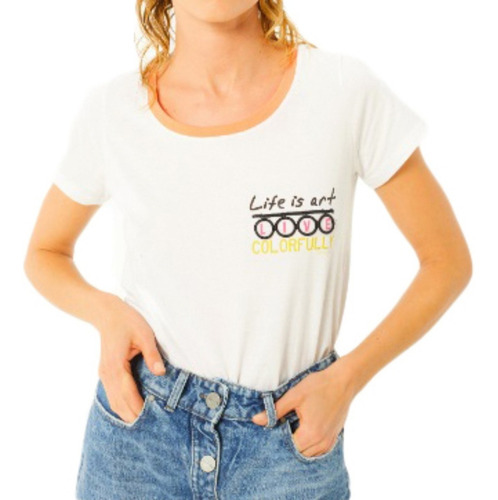 Remera Ossira Original Con Estampa Y Galón.050