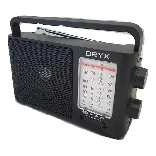 Radio Portátil Oryx Kk-8021 3 Bandas Alimentación Dual