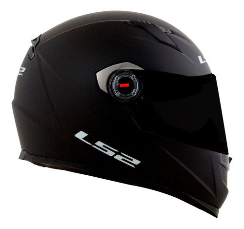 Capacete Feminino Masculino Ls2 Ff358 Monocolor Preto Fosco