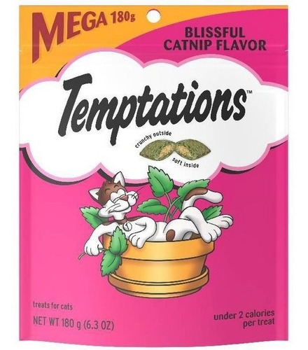 Temptations Para Gato Sabor Blissful Catnip 180g