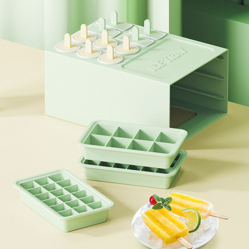 Moldes De Hielo Reutilizables, Caja De Paletas Para Piruleta