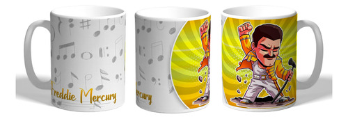 Taza Freddie Mercury - De Cerámica 