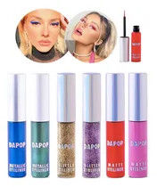 Comprar Combo X6 Delineadores De Ojos Colores Glitter Metal Matte