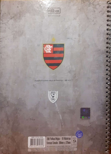 Imagem 8 de 10 de Kit Com Cadernos Do Flamengo + Livro
