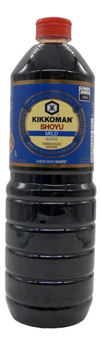 Molho Shoyu Kikkoman Mild Fermentação Natural 1l