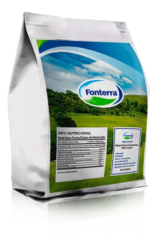 Proteina Suero De Leche Al 80% Natural Sin Saborizantes 1kg