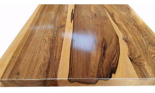 Imagen 3 de 5 de Tabla Barra Desayunadora Madera Laqueada Guayubira 40x120
