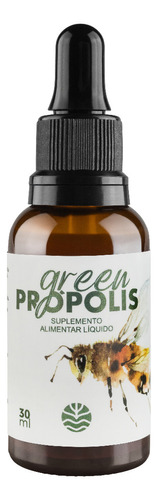 Extrato De Própolis Verde Green Própolis Vital Âtman 30ml Sabor Sem Sabor