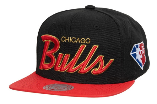 Gorra Mitchell And Ness Nba 75th Gold Chicago Bulls