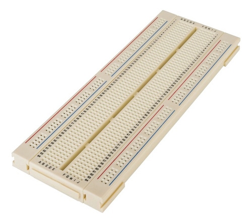 Protoboard De Ensamble Deslizable De 1 Bloque Y 2 Tiras