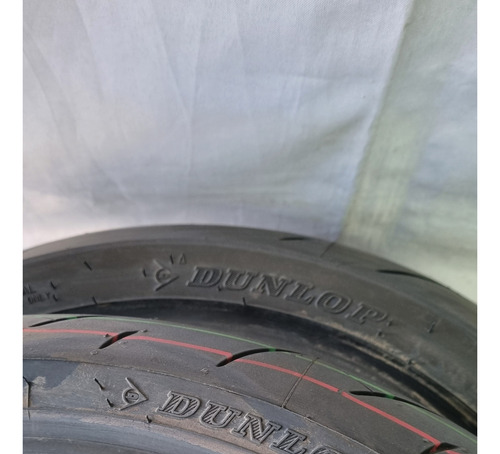 Par De Pneu Dunlop Sportmax 180/120 Original Novo, Sem Uso (Usado)