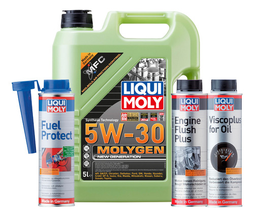 Kit Liqui Moly 5w30 Fuel Protect Viscoplus + Obsequio!