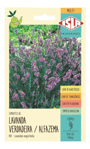 Sementes De Lavanda Verdadeira 200mg- Isla