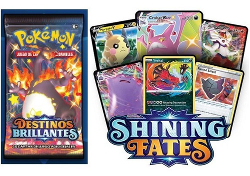 20 Codigos  De Sobres Destinos Brillantes Pokemon Tcg Online