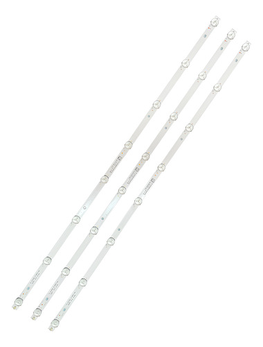 Kit 3 Tiras Leds Para Sansui Smx4019sm Aluminio Reforzado!!!