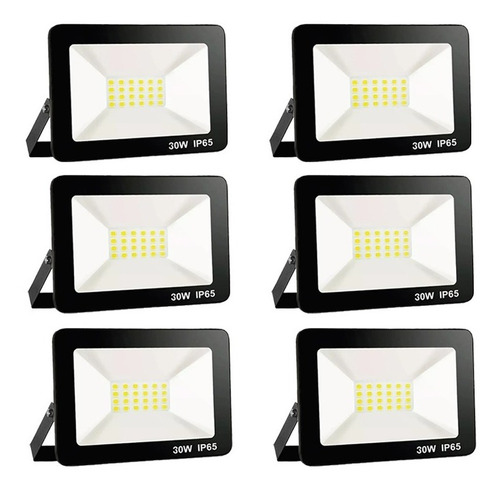 Pack X 6 Foco Led 30w Ip65 - Calidad Garantizada Unilux