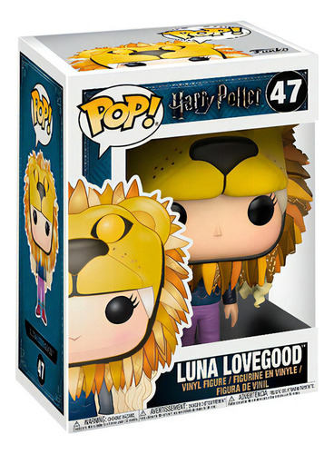 Funko Pop Luna Lovegood Cabeza De Leon #47 Harry Potter Figu