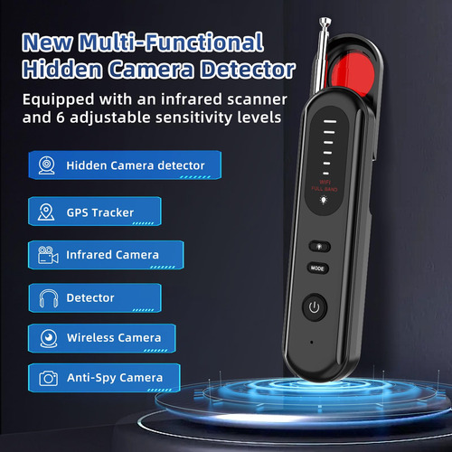 Detector De Cámara Oculta Gps Tracker Portátil Para Viajes Color