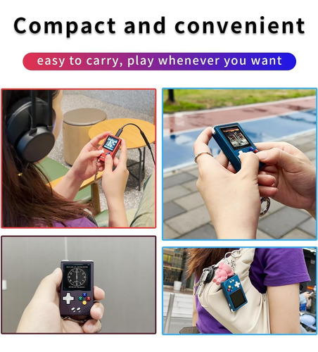 Rg Nano - Consola De Juegos De Mano Retro, Reloj De Soporte
