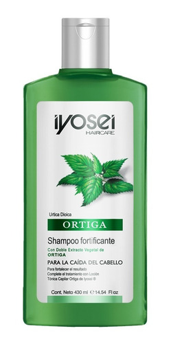Imagen 1 de 3 de Shampoo Fortificante C/ Doble Extracto De Ortiga Iyosei X430