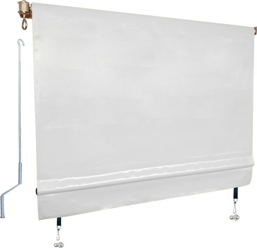 Toldo Retrátil Cortina Completa Fabricação Sob Medida Cor Branco