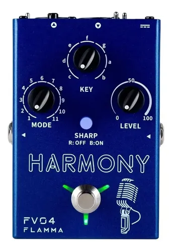 Pedal De Efeitos Harmonia Vocal Flamma Fv04 Para Voz | MercadoLivre