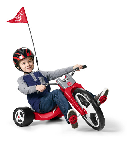 Triciclo Grande Radio Flyer Para Niños Color Rojo Generic