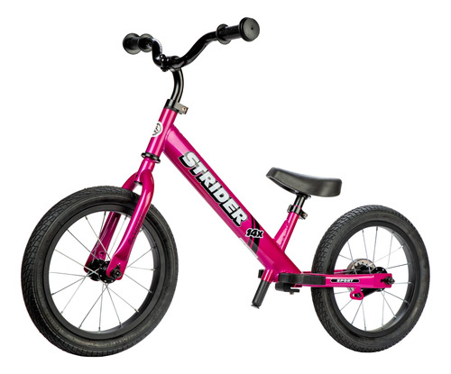 Strider 14x, Funky Fuchsia - Bicicleta De Equilibrio Para Ni