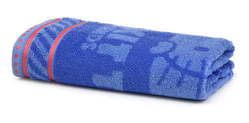 Toalha Fio Penteado Turma Hello Kitty Banho Azul - Artex Estampado