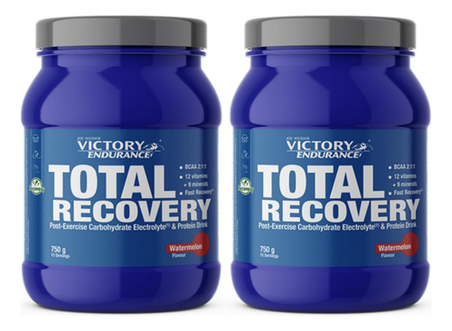 Total Recovery X2 Recuperación Muscular Proteína Victory Sabor Sandía