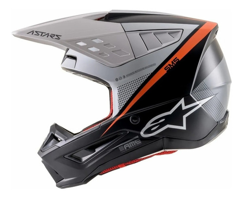 Casco Cross Alpinestars Supertech S-m5 Rayon Helmet Tmr
