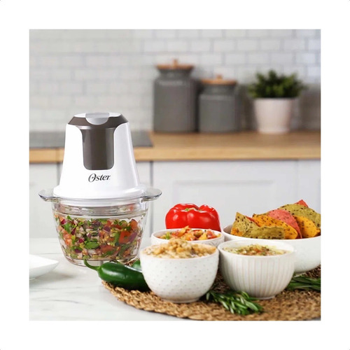 Mini Picadora Oster® 3 Tazas Con Tazón De Vidrio Fpstfp3340