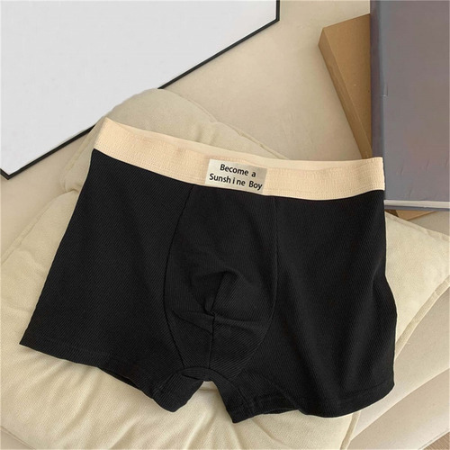 Calzoncillos Lisos A La Moda Para Hombre, Cómodos, Calzoncil