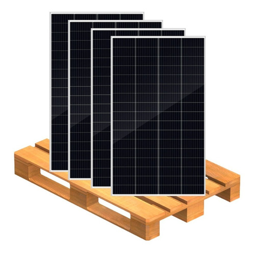 Kit Painel Solar Fotovoltaico 4 Unidades 350w