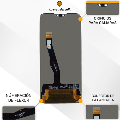 /#*pm Compatible Screen For Huawei Y9 2019 Jkm-lx1 Lx2 Lx3