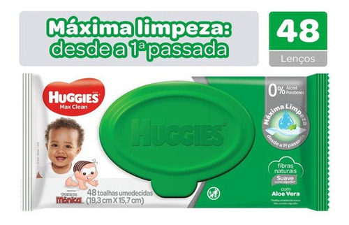 Lenços Umedecidos Max Clean - 48 Unidades