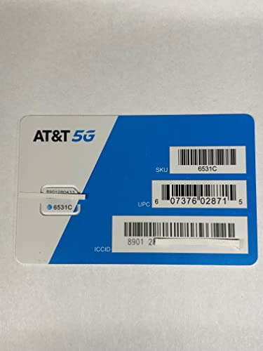 Sim Tarjeta Para At&t Todo iPhone & Galaxy Or Newer At&t Dev