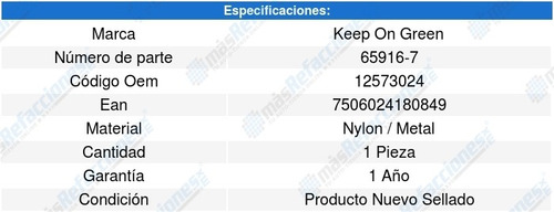 Polea Guia Accesorios Cadillac Cts V6 3.6l 04-11 Kg 2779071