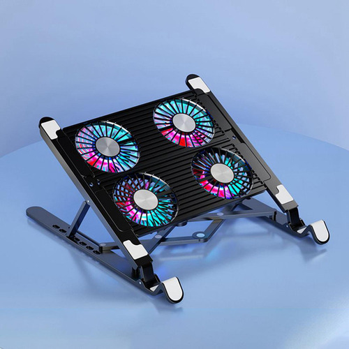 Soporte Plegable For Computadora Portátil Con Enfriador De