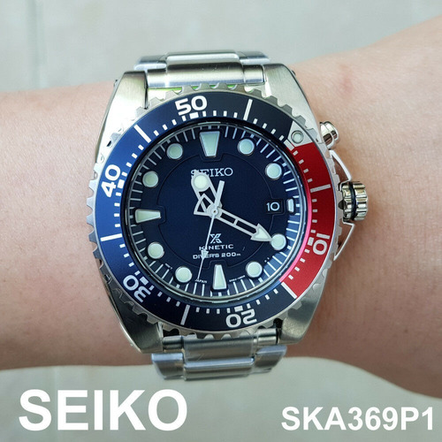 Reloj Seiko Ska369p1 Kinetic Dive Hombre Original | Meses sin intereses