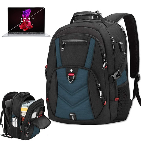 Newhey Mochila Para Computadora Portátil De 17 Pulgadas Moch