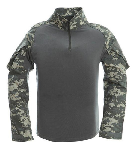 Camisetas De Camuflaje Masculino Camiseta Táctica De Combate