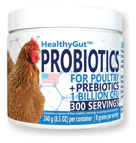 Equa Holistics Healthygut Probioticos Para Pollos Y Aves De 