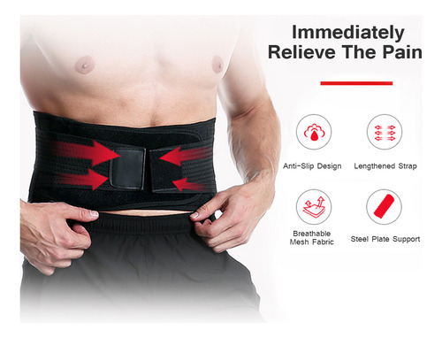 Cinturón Deportivo Transpirable Back Support B