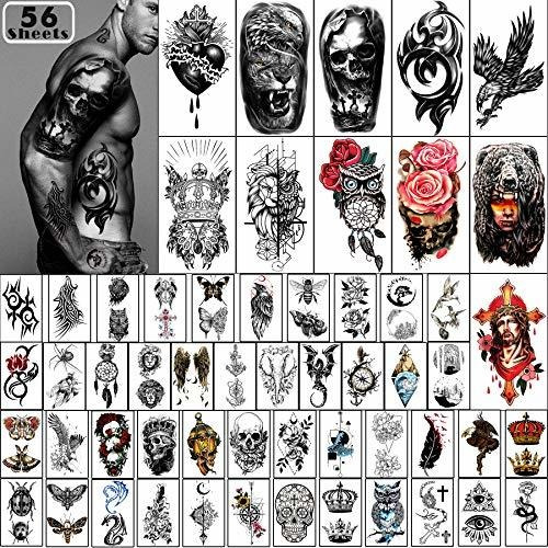 Yazhiji 56 Láminas Tatuajes Temporales Pegatinas 11 Vvdzn