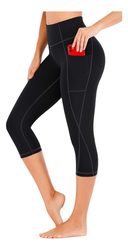Heathyoga - Pantalones De Yoga Para Mujer Con Bolsillos, Leg