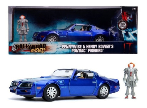 Miniatura Pontiac Firebird 1977 Com Boneco It A Coisa Jada