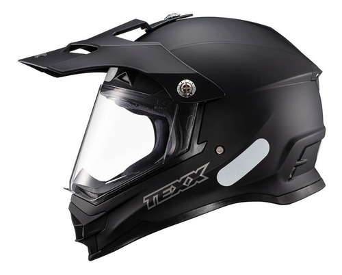 Capacete Texx Cross Carcara Solido Pret 60 Cor Preto Desenho Solid