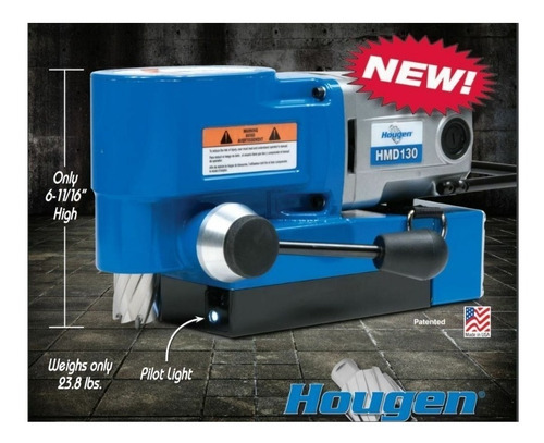 Imagen 2 de 10 de Taladro Base Magnetica Hasta Hougen 35 Mm Hmd 130 Chasis