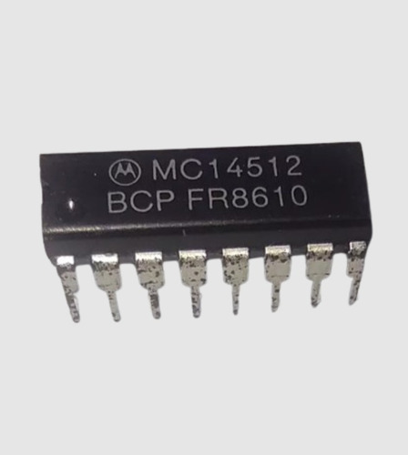 Cd4512 (mc14512) (mc14512bcp) Dip-16 Motorola Kit 3 Peças 
